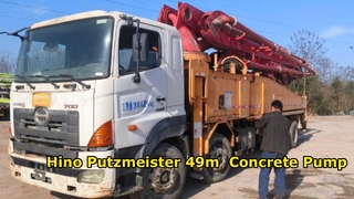 Bomba de concreto Rare & Premium 2012 Hino Chassis Putzmeister 49m - excelente estado, imperdível!