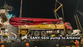 CP Brothers vende com sucesso caminhões-bomba de concreto SANY 56m para a Albânia – Full Logistics &